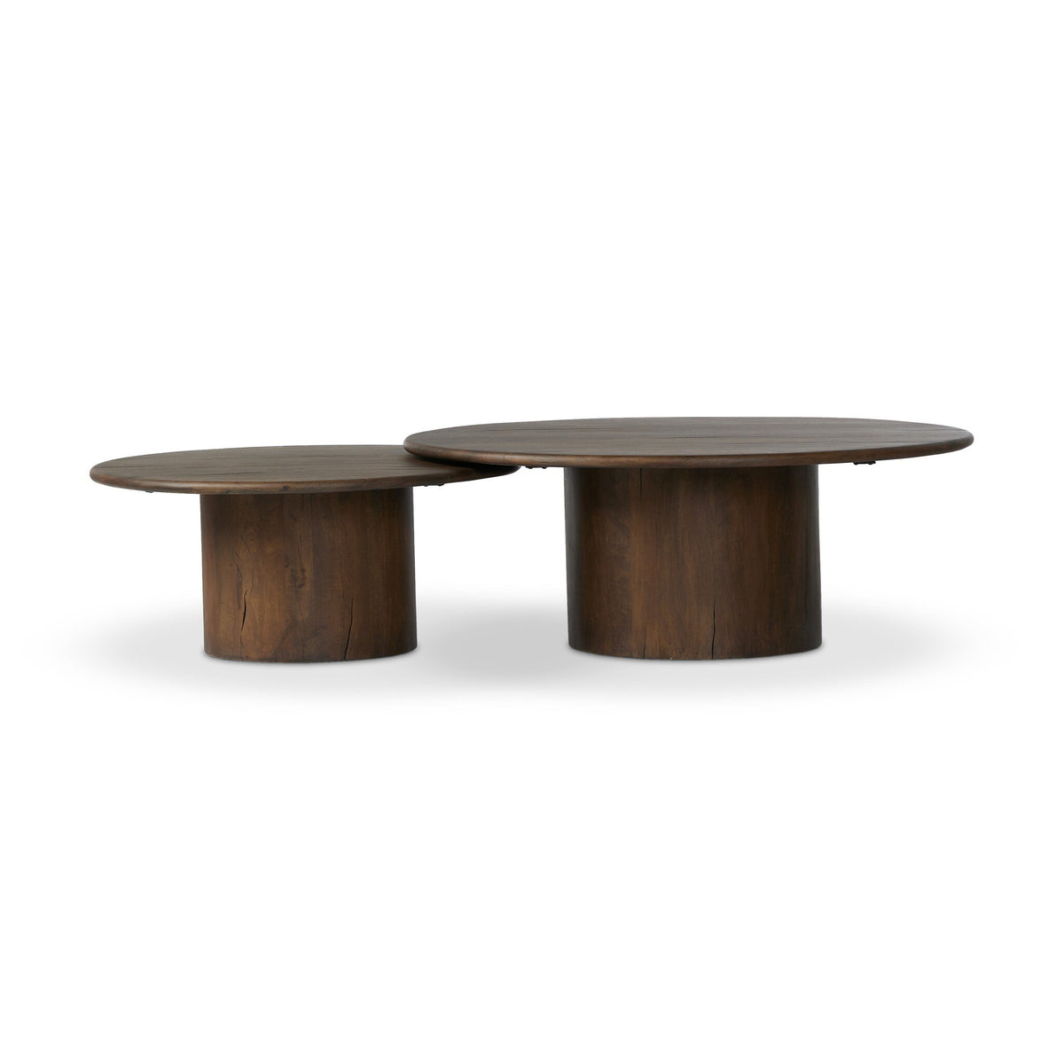 Stuart Nesting Coffee Table Set - Aged Belgium Bleach