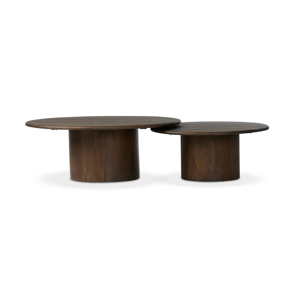 Stuart Nesting Coffee Table Set - Aged Belgium Bleach
