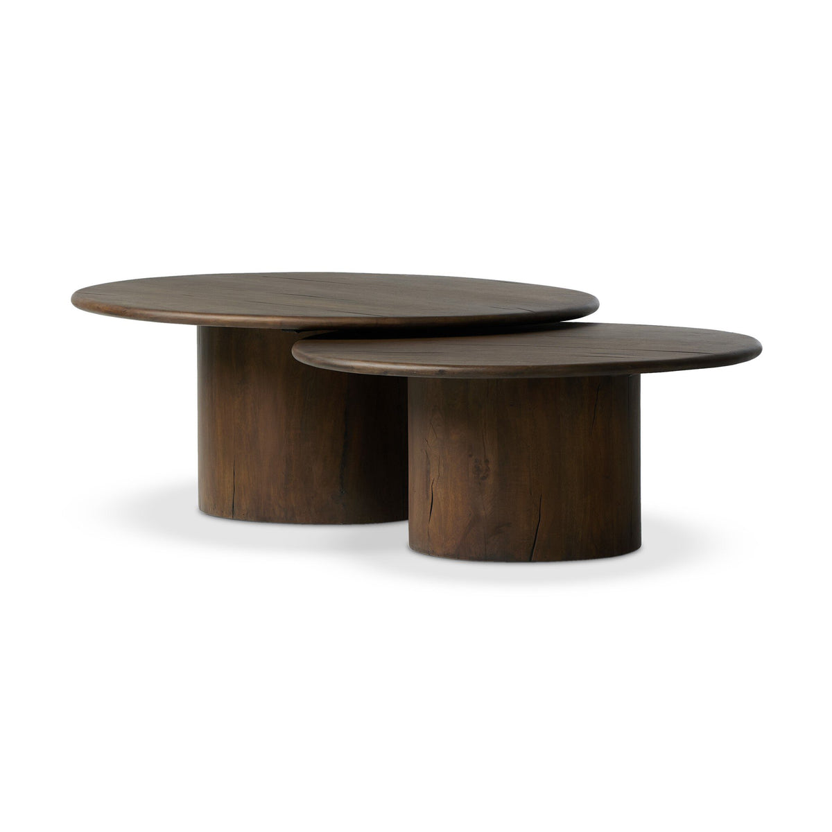 Stuart Nesting Coffee Table Set - Aged Belgium Bleach