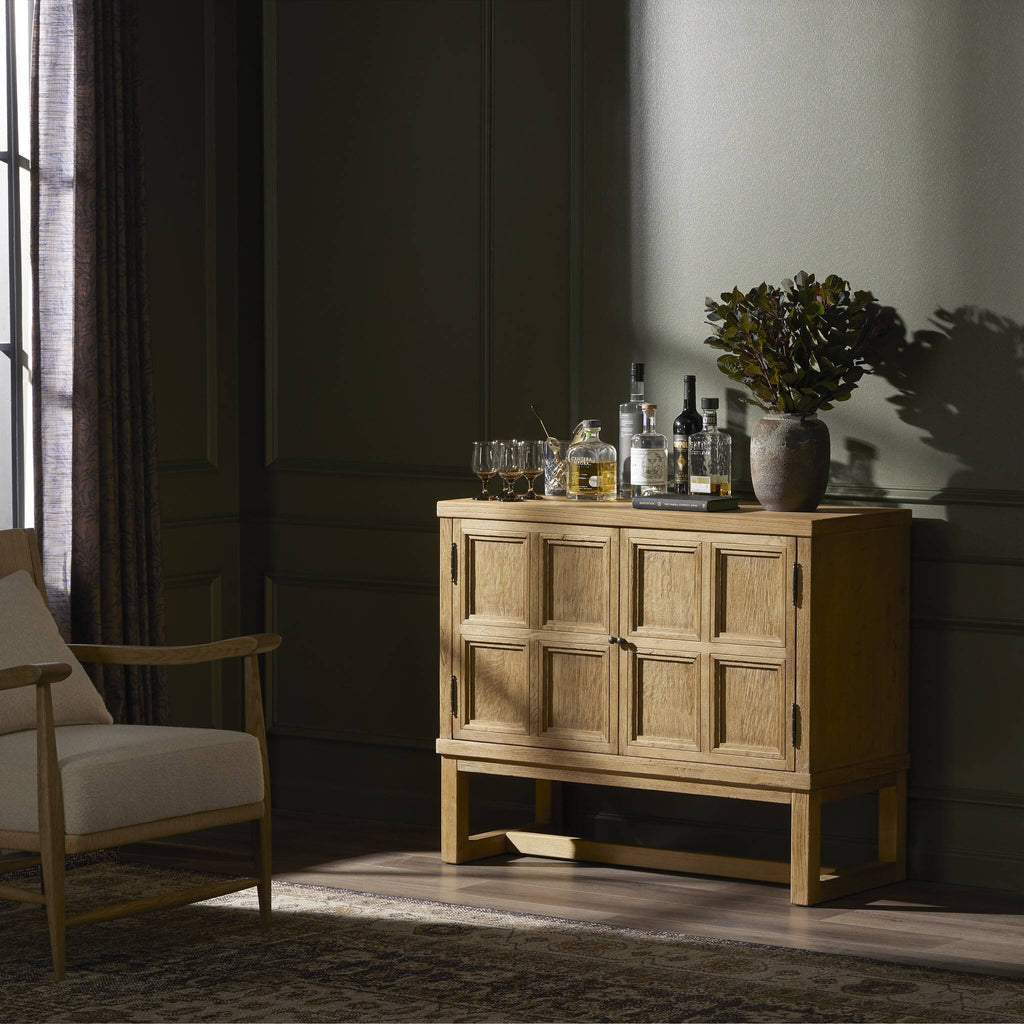Tamara Small Cabinet - Worn Oak Veneer