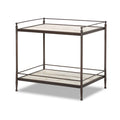 Eisen Nightstand - Striated Marble