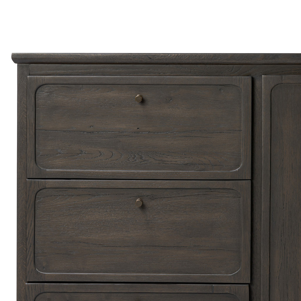 Leora Sideboard - Smoked Black Veneer