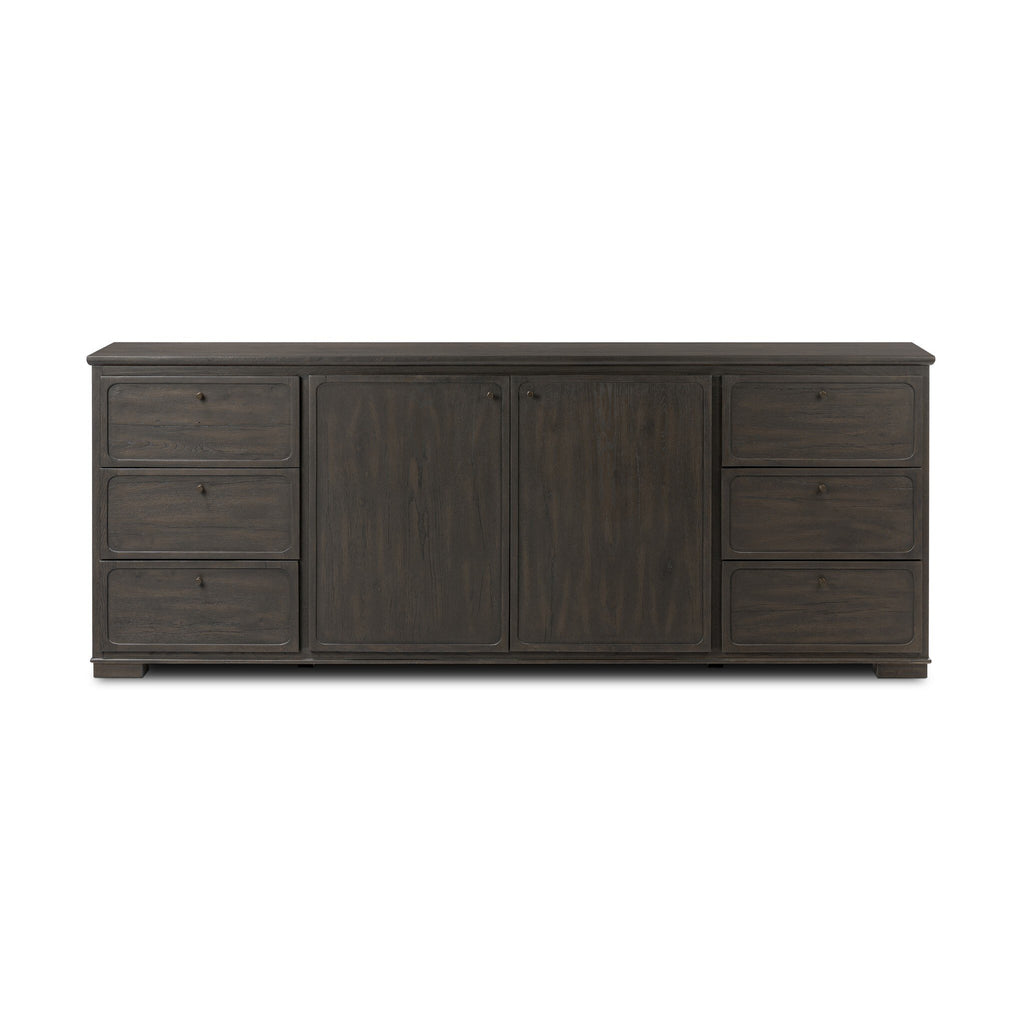 Leora Sideboard - Smoked Black Veneer