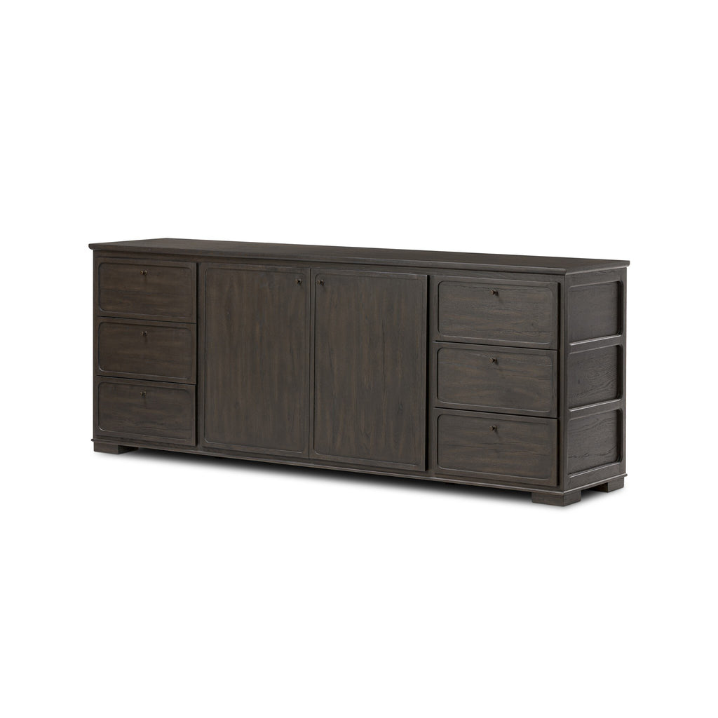 Leora Sideboard - Smoked Black Veneer