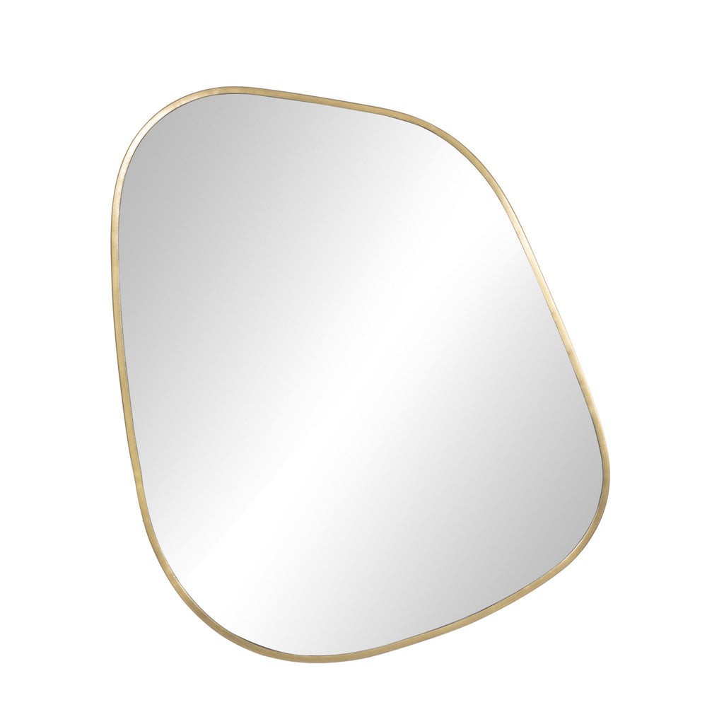 Nova Mirror - Antique Brass Iron