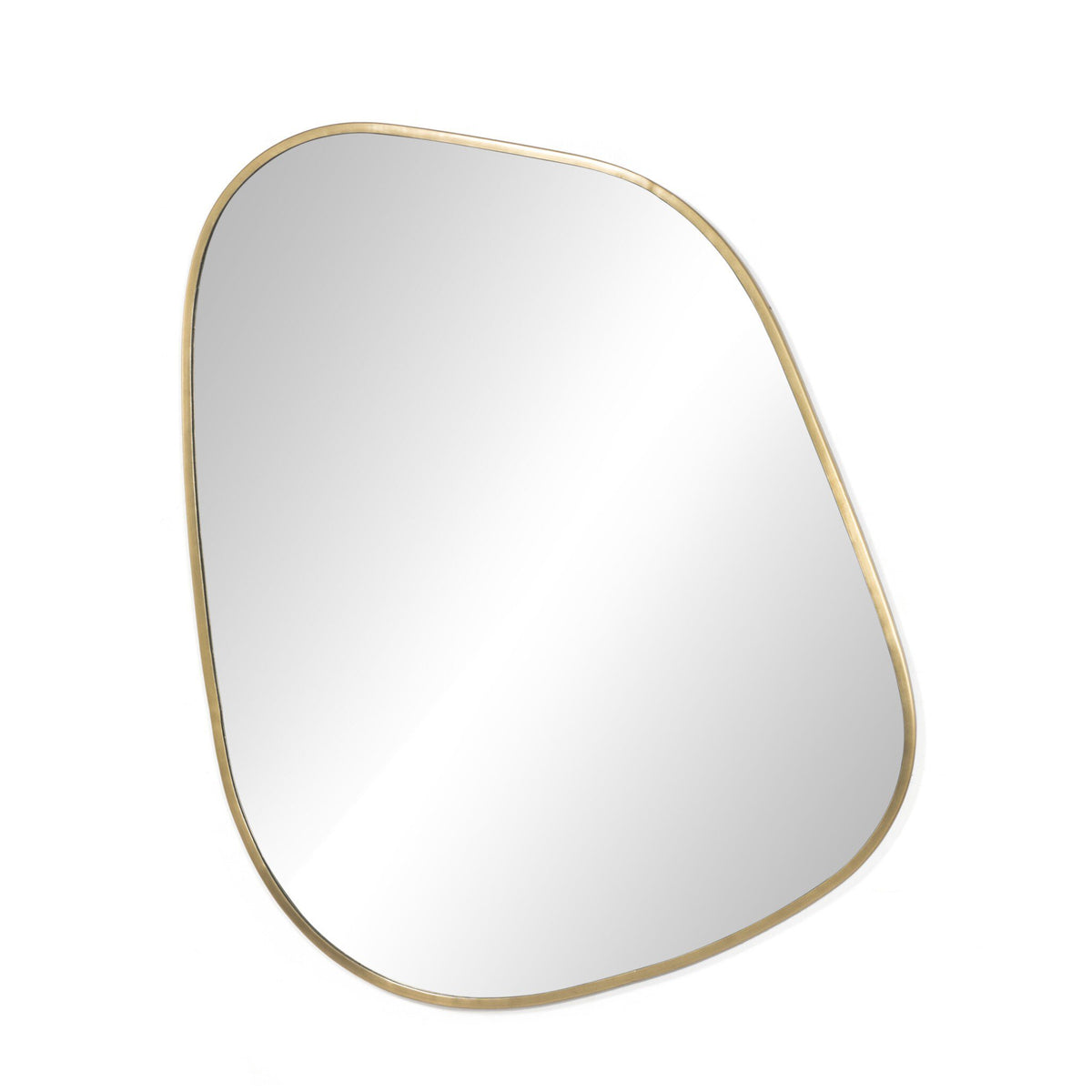 Nova Mirror - Antique Brass Iron