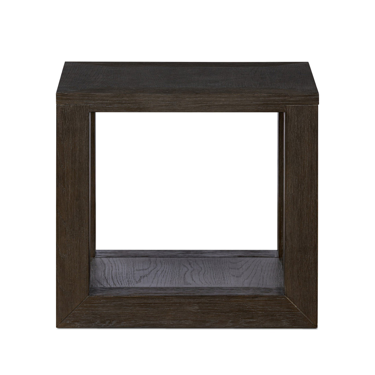 Thomas End Table - Dark Anthracite Oak Veneer Water-Based