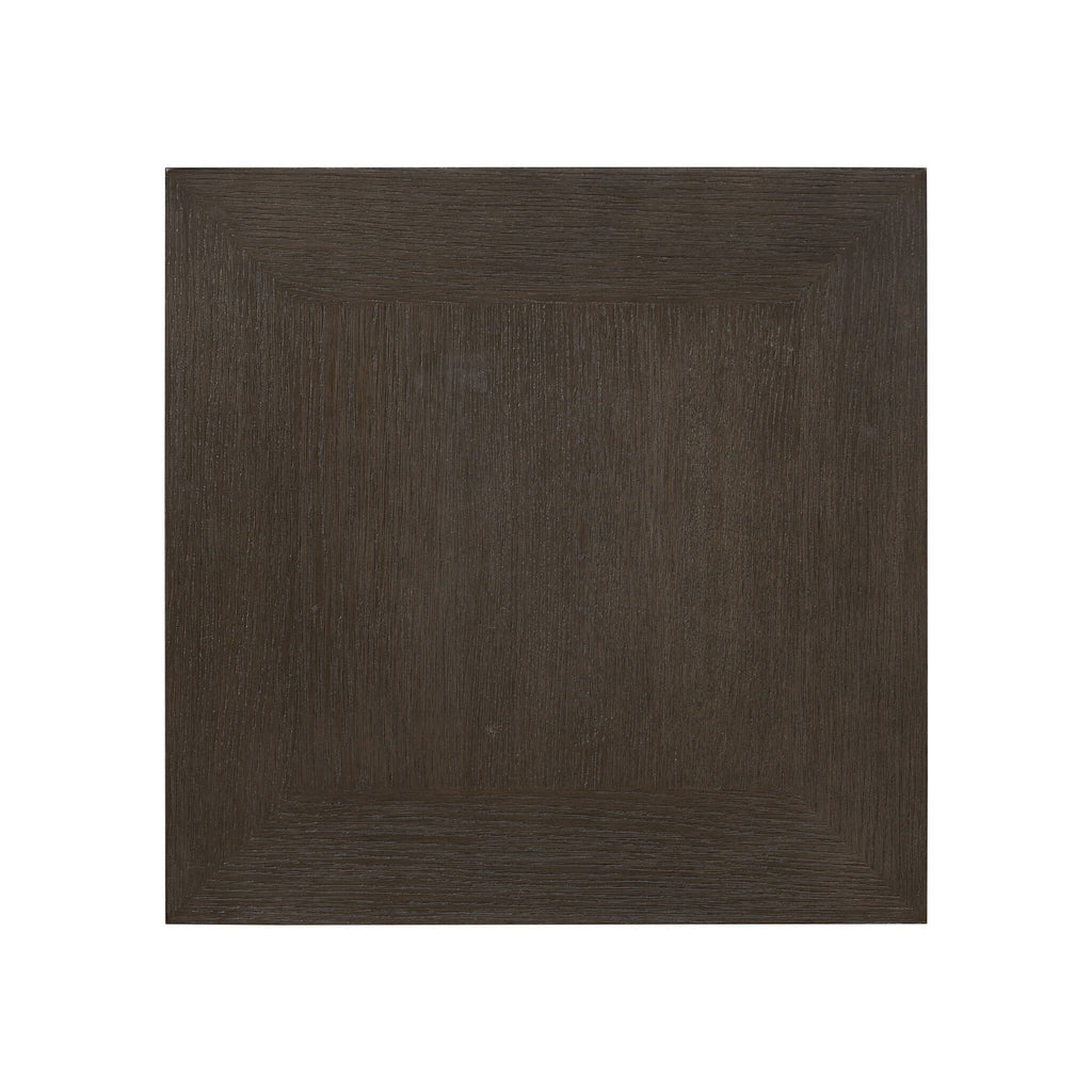 Thomas End Table - Dark Anthracite Oak Veneer Water-Based