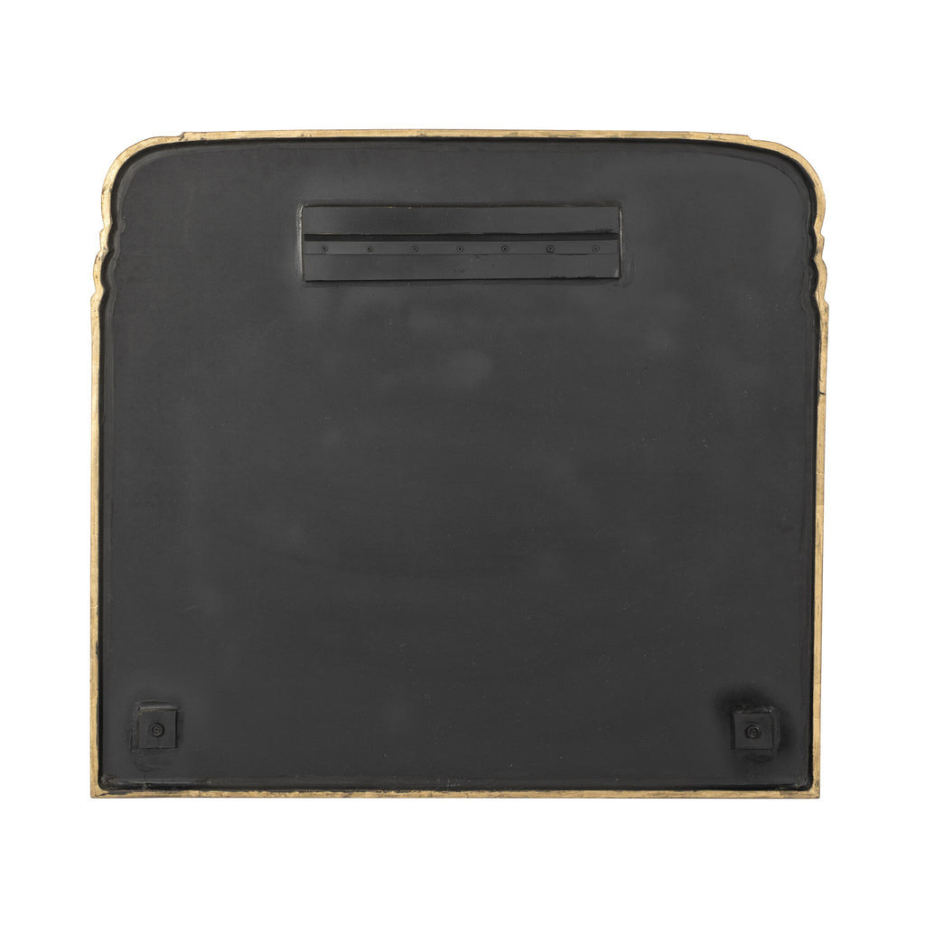 Loire Mantel Mirror - Antiqued Gold Leaf