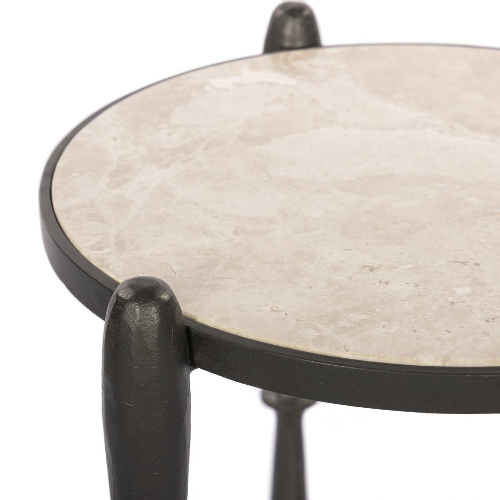 Ruthie End Table - Lunar Marble