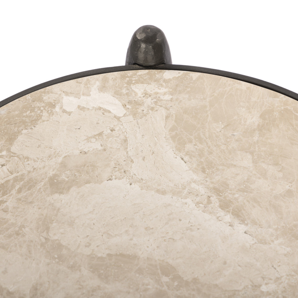 Ruthie End Table - Lunar Marble