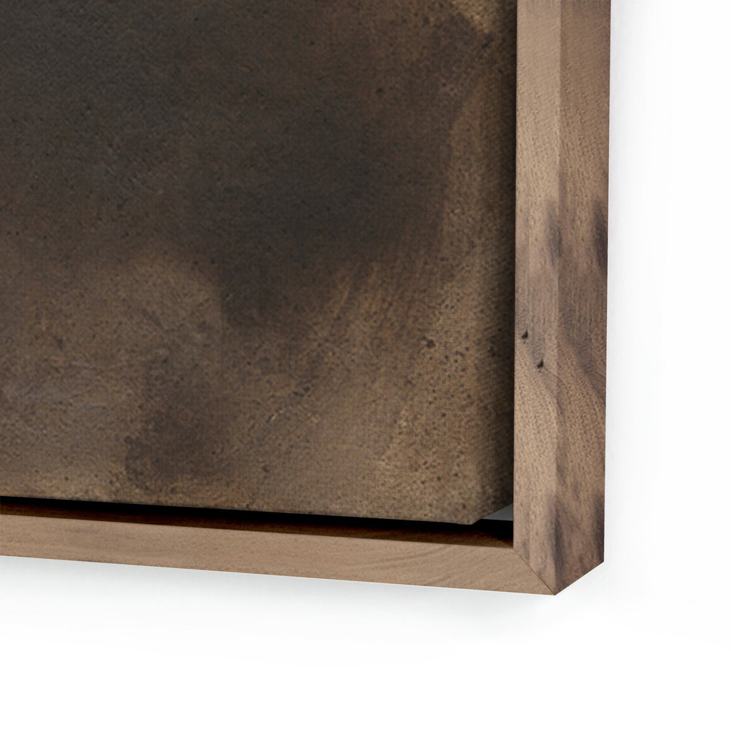 Seeking Simplicity by Molly Supplee - Rustic Walnut Floater