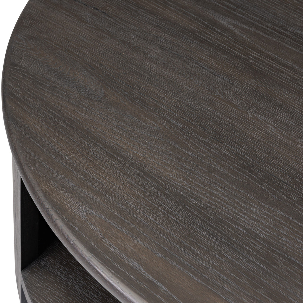 Farrow Coffee Table - Smoked Black Veneer