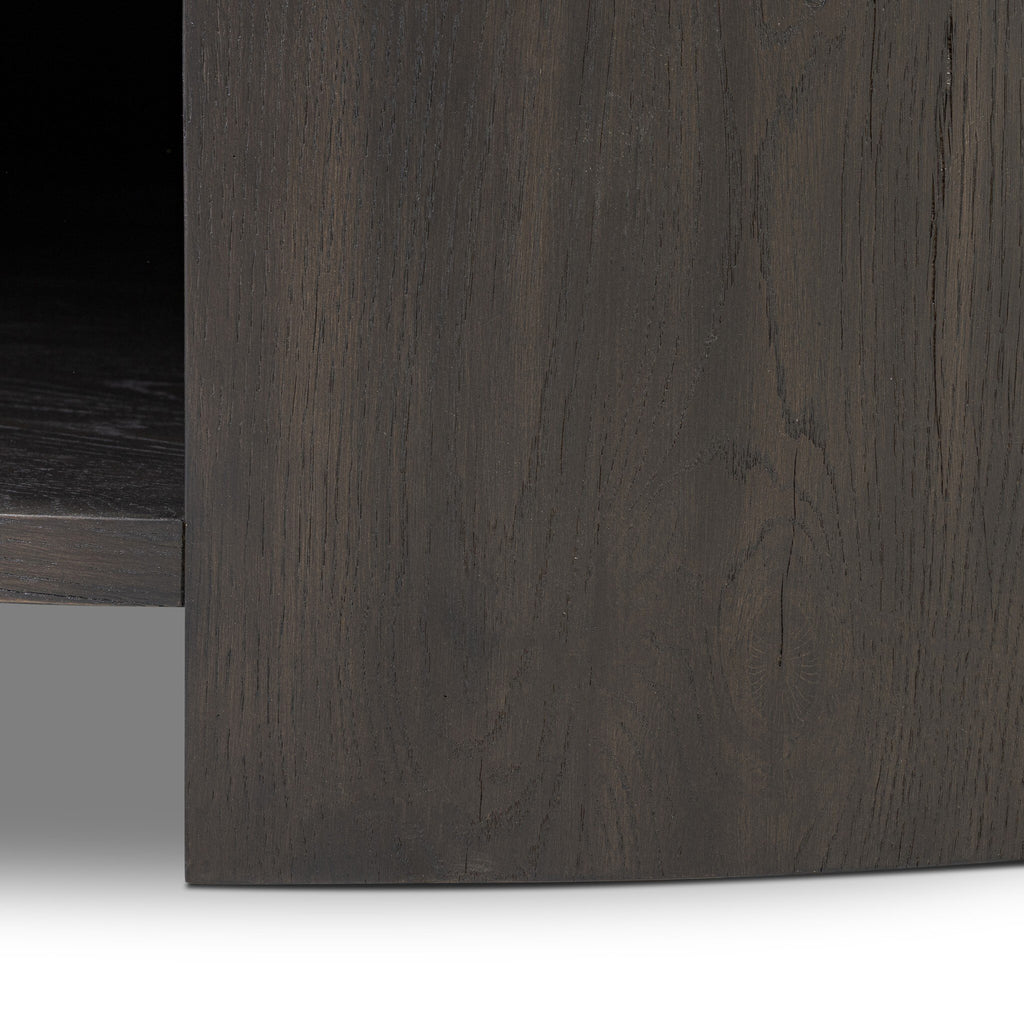 Farrow Coffee Table - Smoked Black Veneer