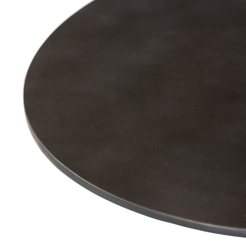 Daffin End Table - Black Antique