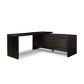 Noah Rotating Desk - Smoked Black Resawn Oak