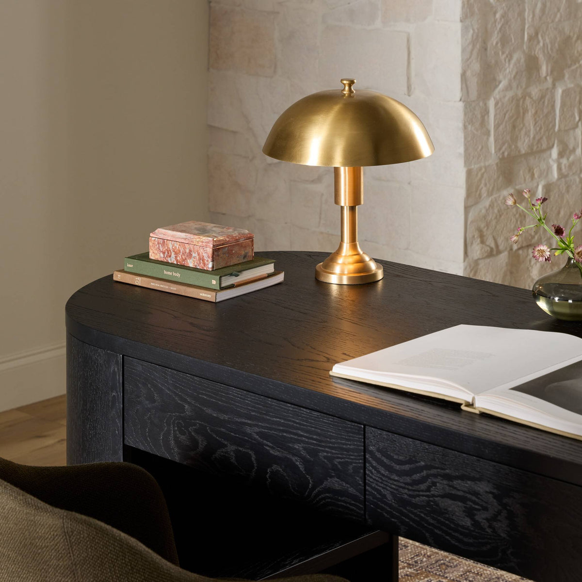 Trieste Table Lamp - Raw Brass
