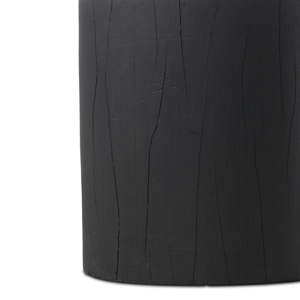 Layo End Table - Black Resin