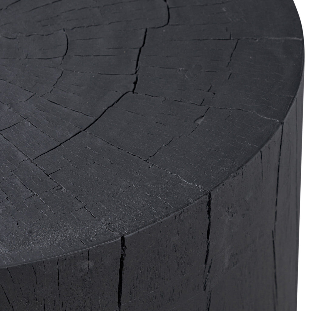 Layo End Table - Black Resin