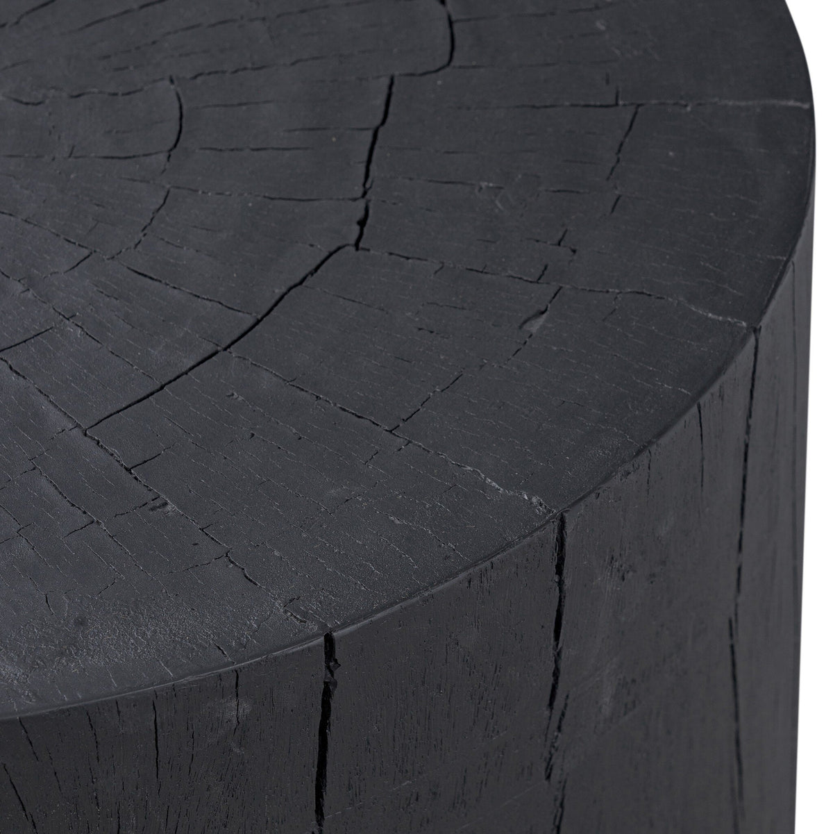 Layo End Table - Black Resin