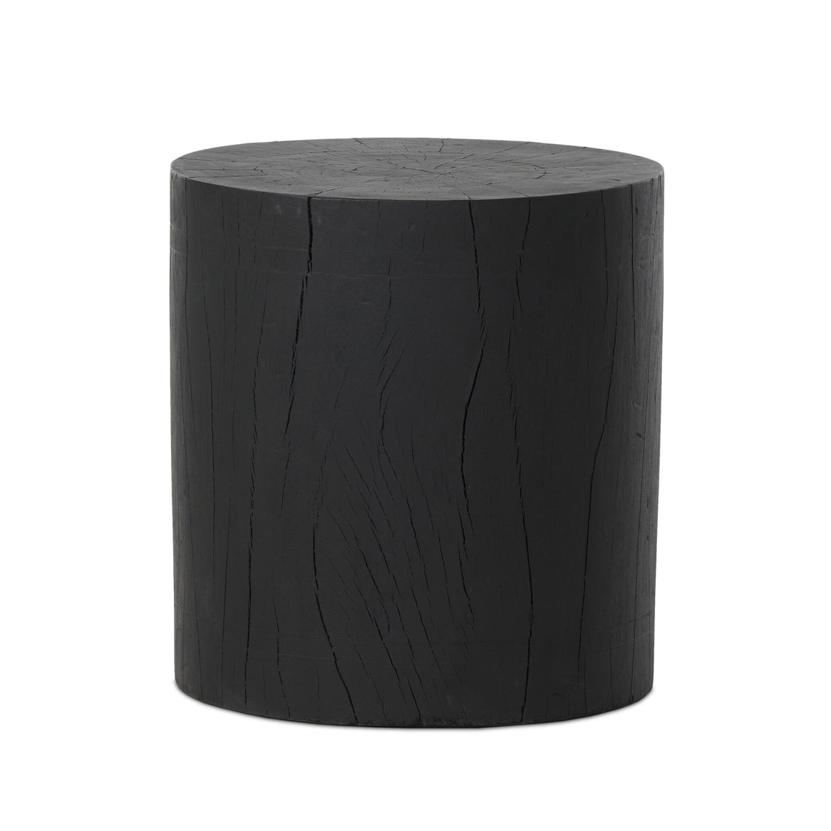 Layo End Table - Black Resin