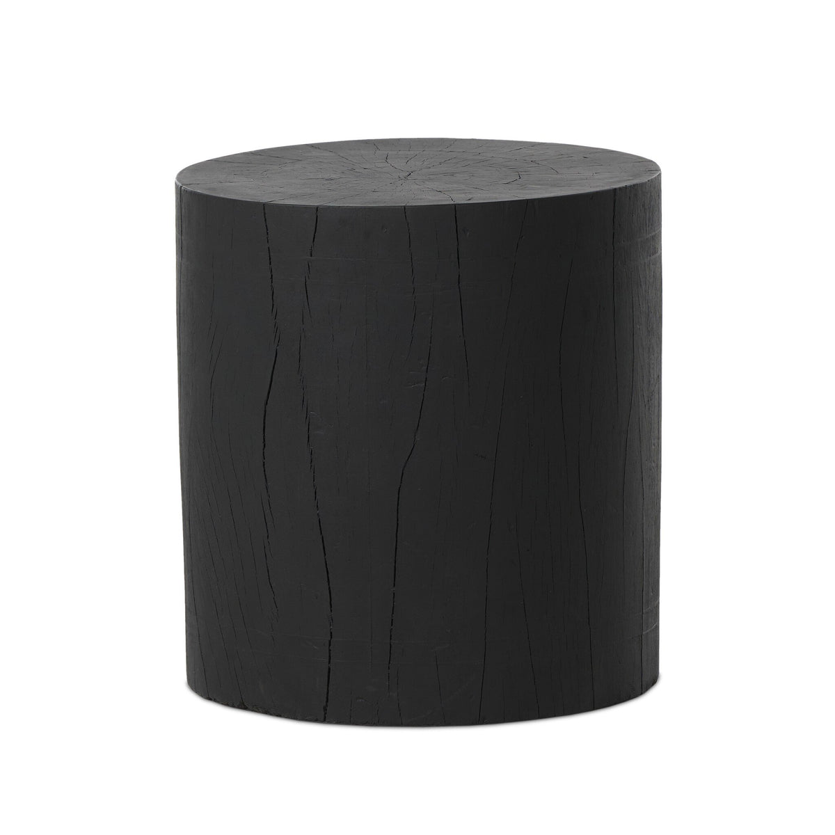 Layo End Table - Black Resin