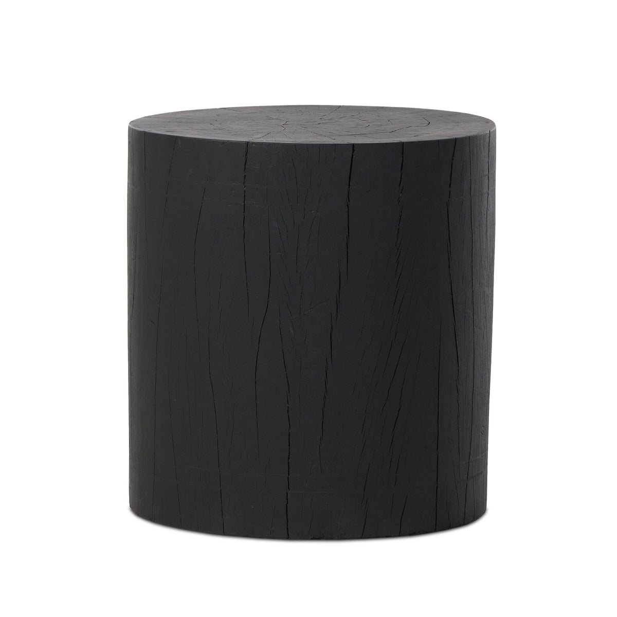 Layo End Table - Black Resin