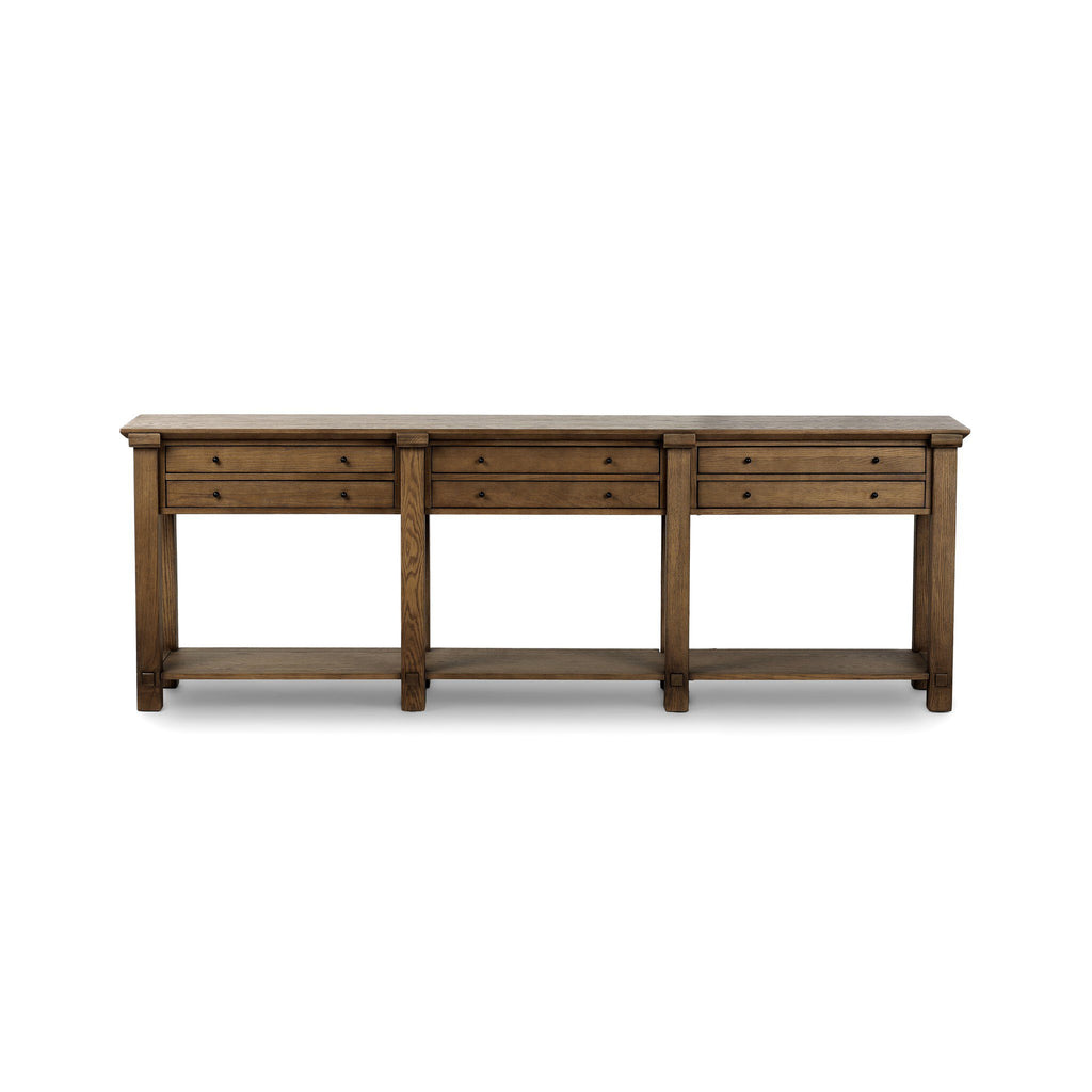 Gardendale Console Table - Tan Oak