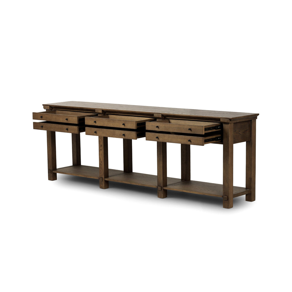 Gardendale Console Table - Tan Oak