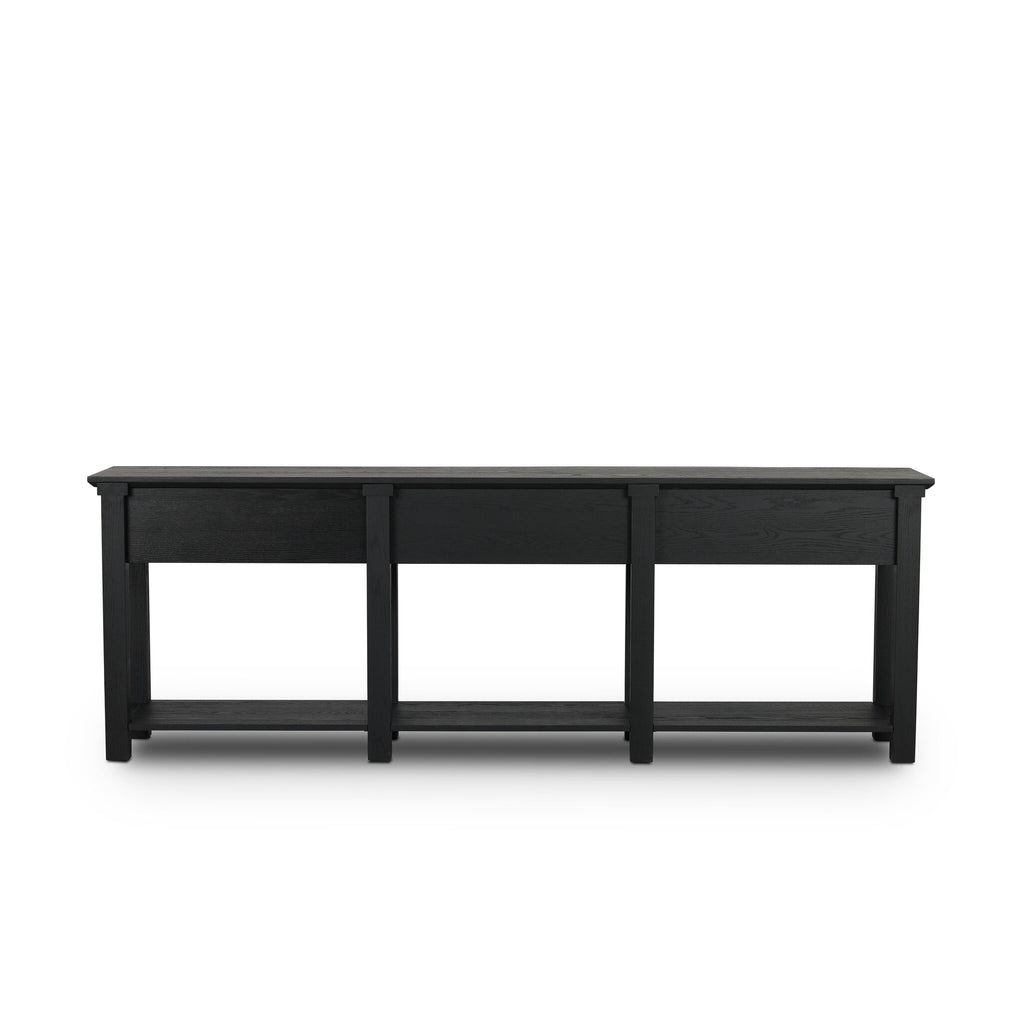 Gardendale Console Table - Stained Black Oak