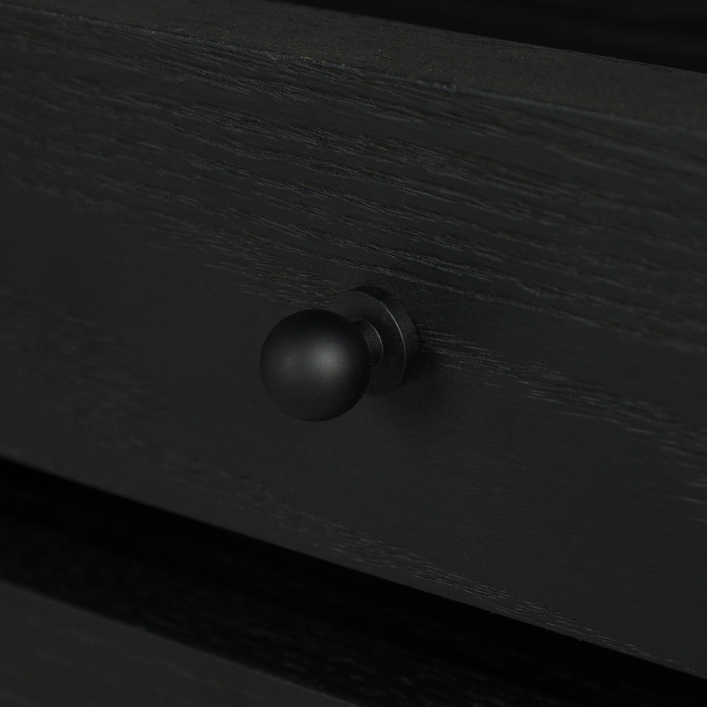 Gardendale Console Table - Stained Black Oak