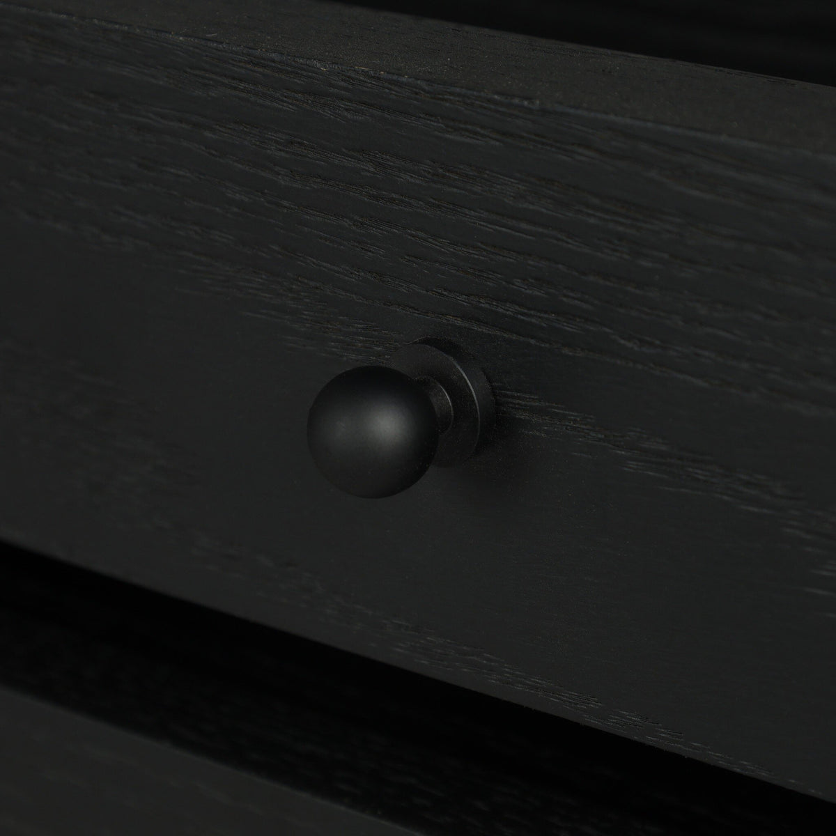 Gardendale Console Table - Stained Black Oak