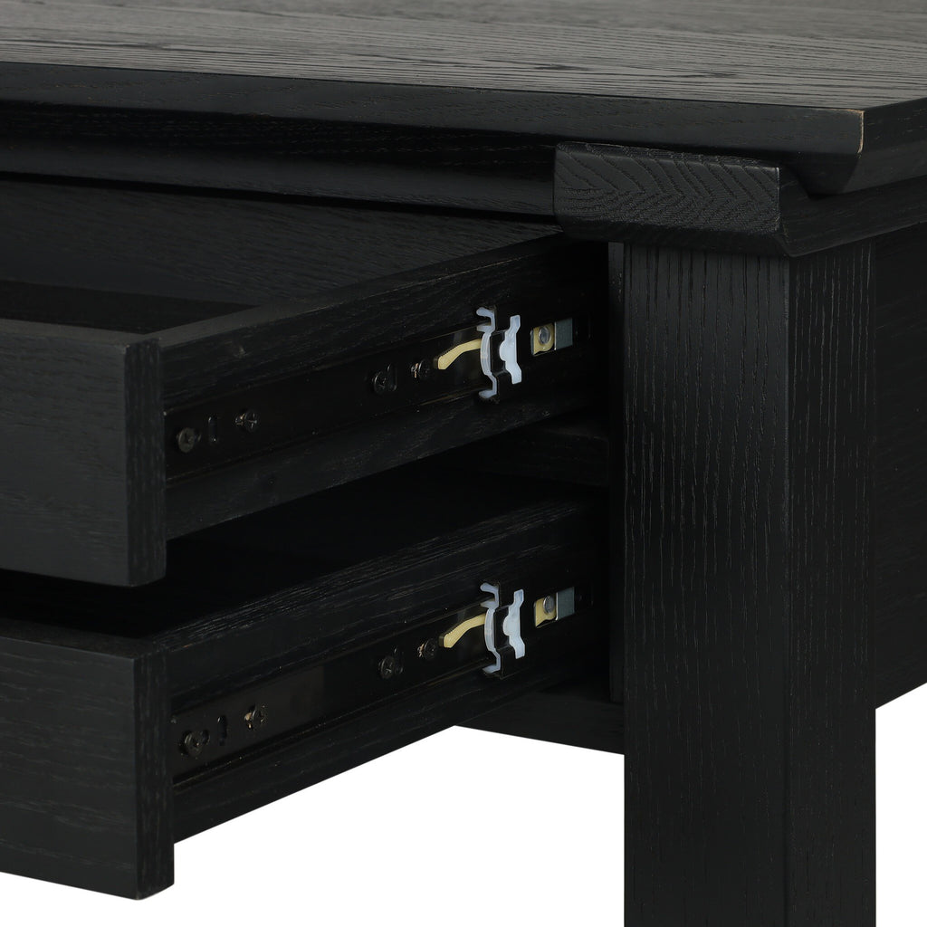 Gardendale Console Table - Stained Black Oak