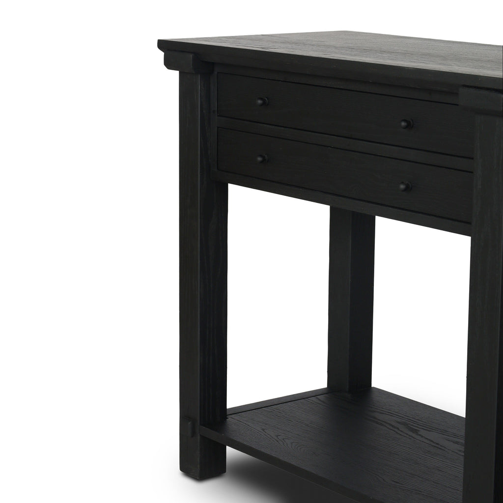 Gardendale Console Table - Stained Black Oak