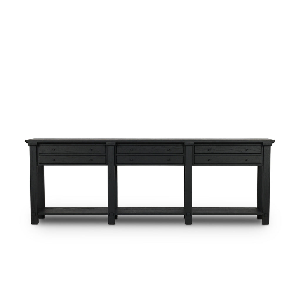 Gardendale Console Table - Stained Black Oak