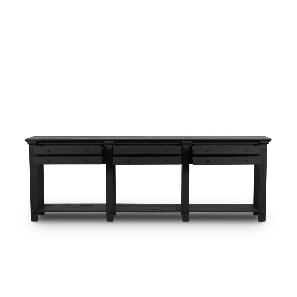 Gardendale Console Table - Stained Black Oak