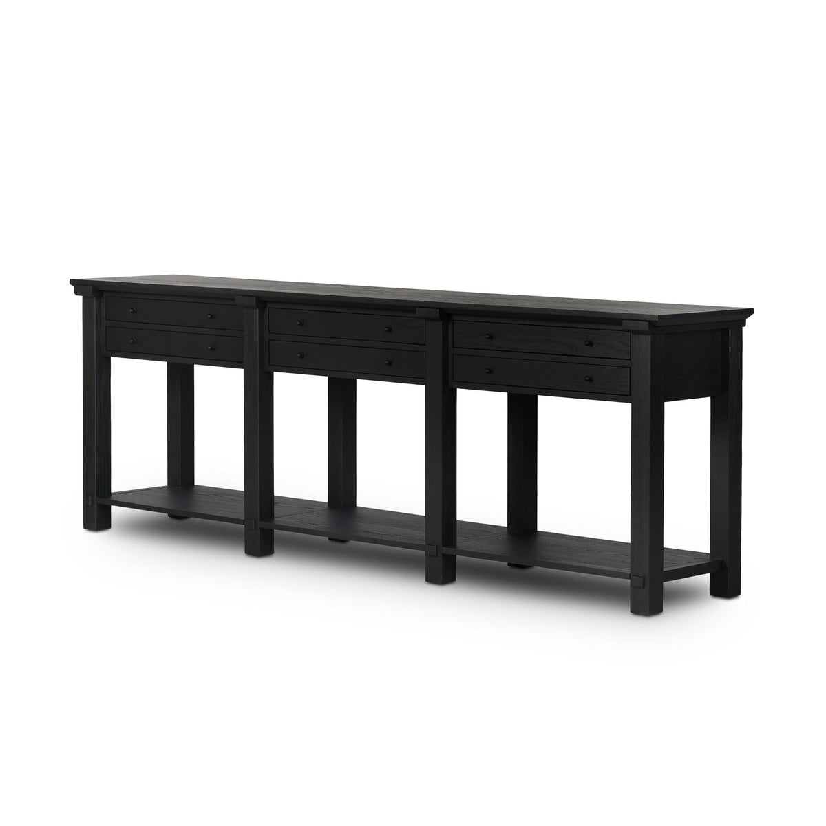 Gardendale Console Table - Stained Black Oak