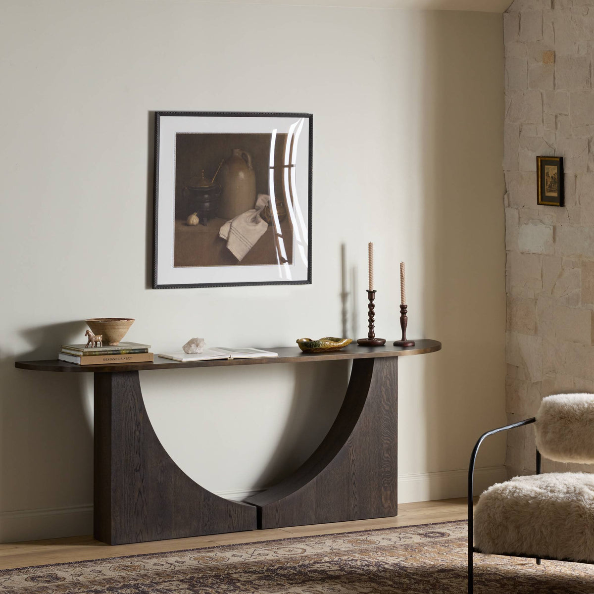 Maly Console Table - Coffee Iron