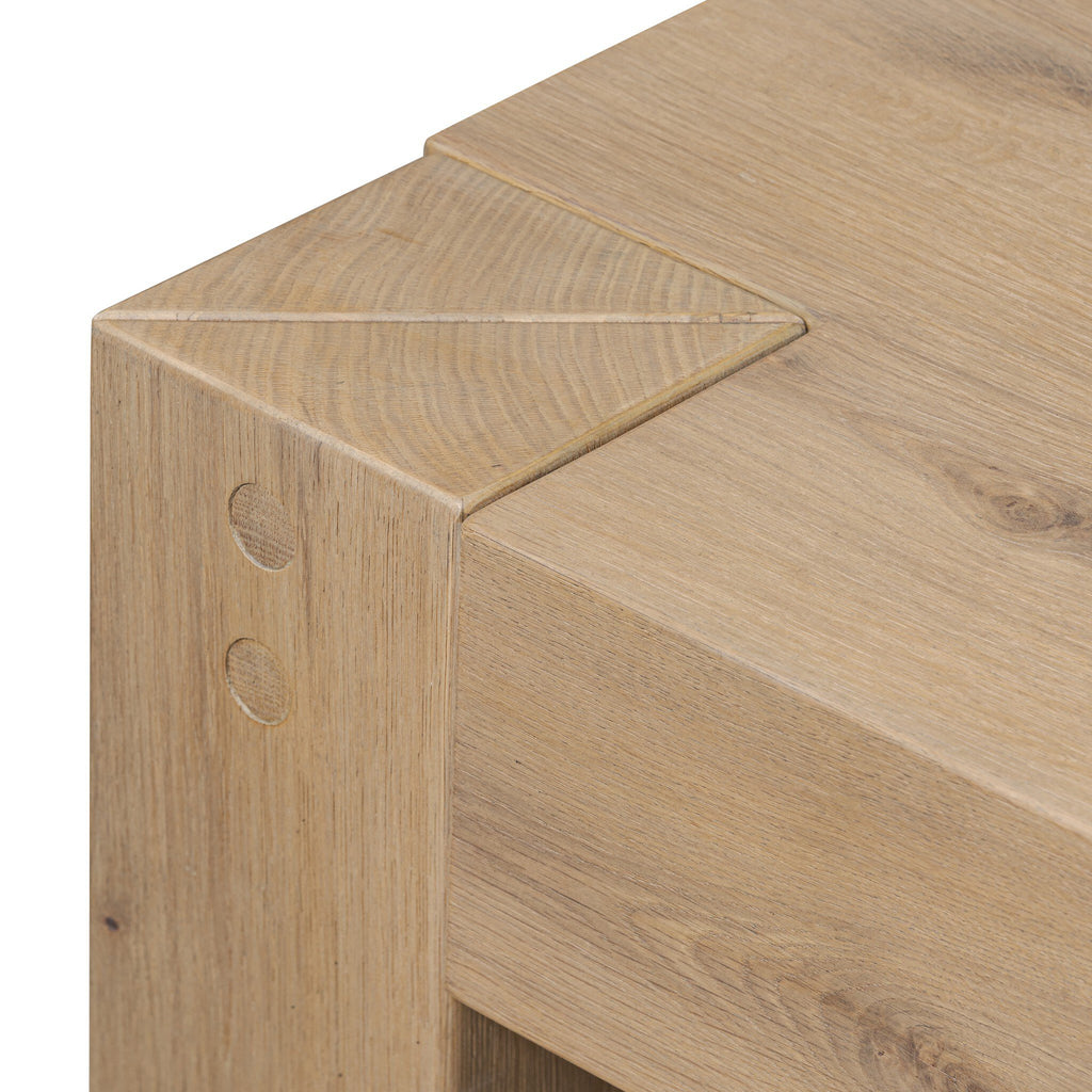Emmer Coffee Table - Aged Smoked Oak