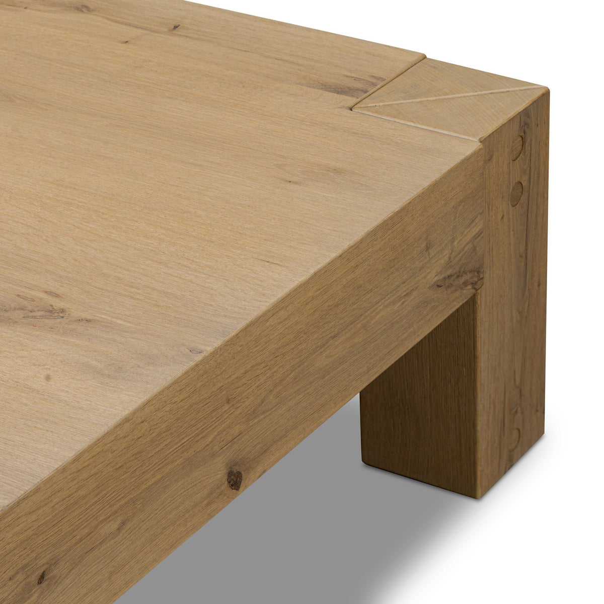 Emmer Coffee Table - Aged Smoked Oak