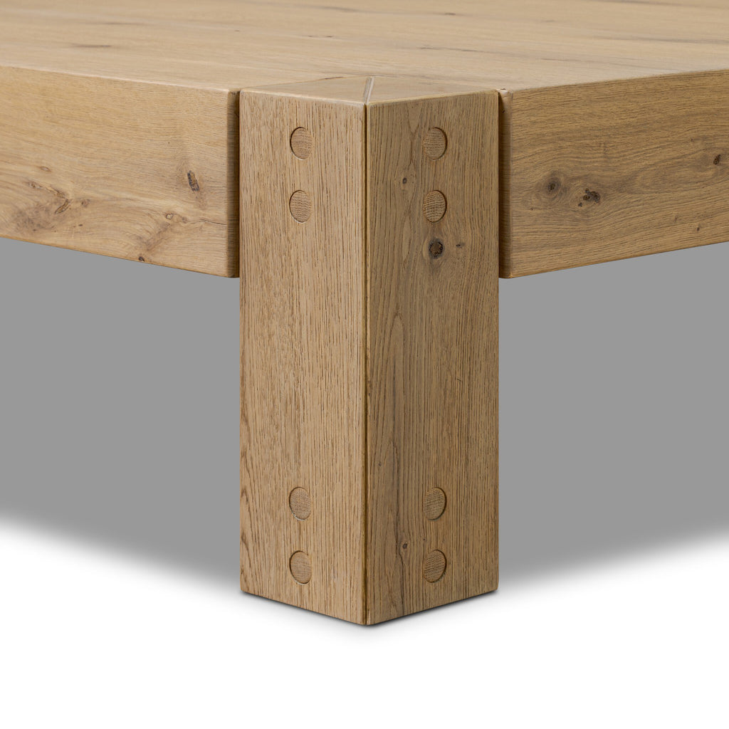 Emmer Coffee Table - Aged Smoked Oak