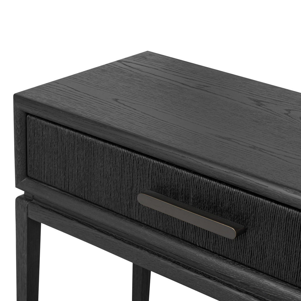 Rosenell Console Table - 60" - Black Oak Solid