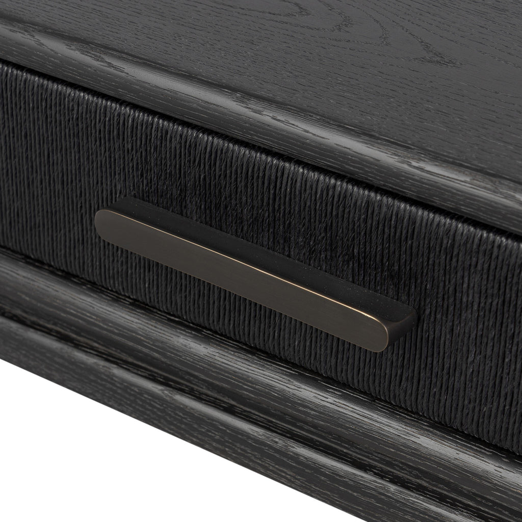 Rosenell Console Table - 60" - Black Oak Solid