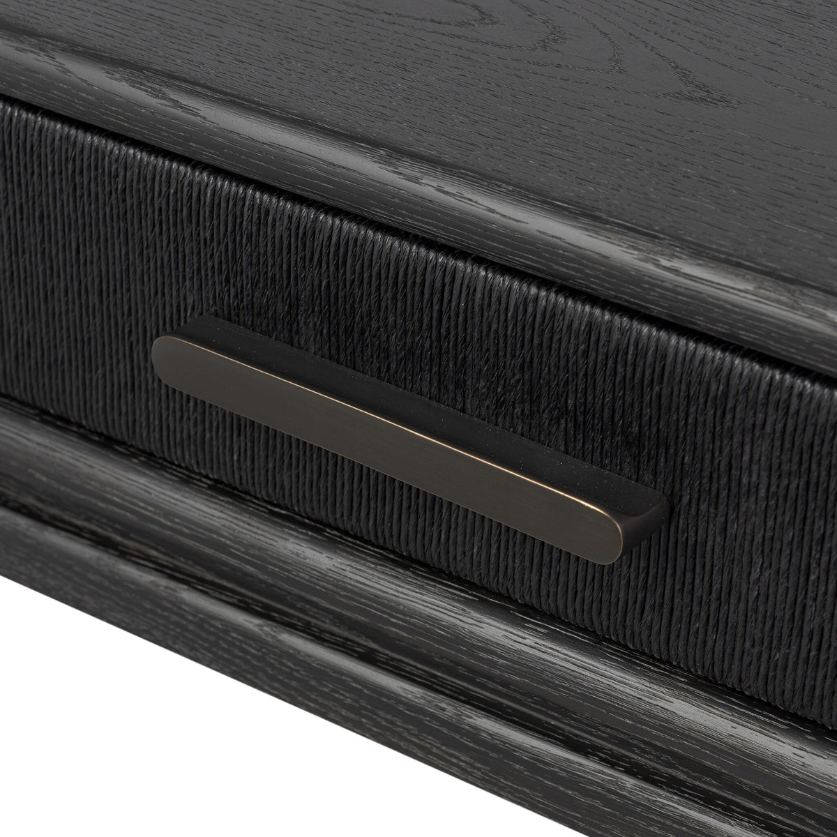 Rosenell Console Table - 60" - Black Oak Solid