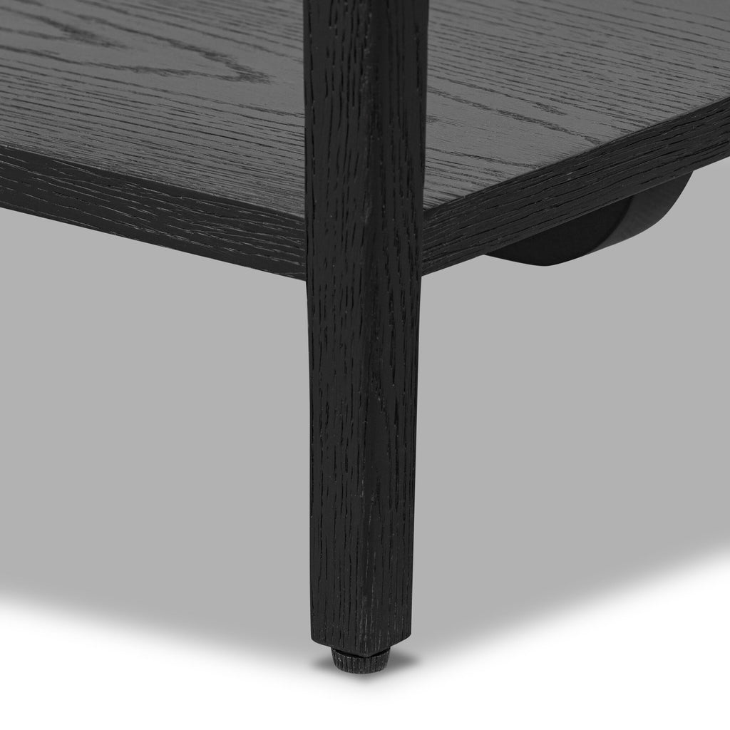 Rosenell Console Table - 60" - Black Oak Solid