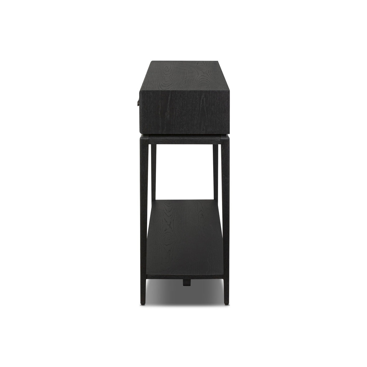 Rosenell Console Table - 60" - Black Oak Solid