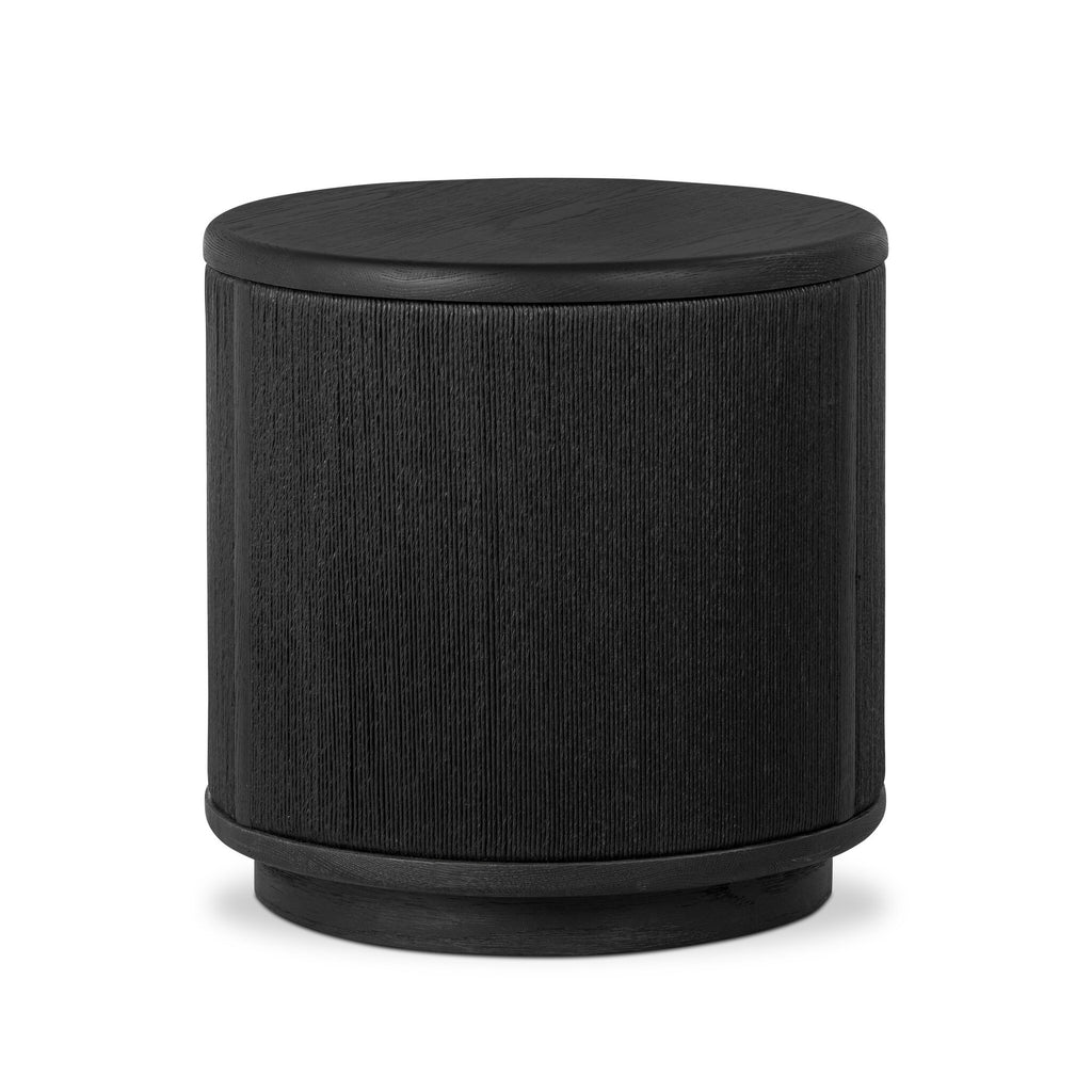 Rosenell End Table - Black Oak Veneer