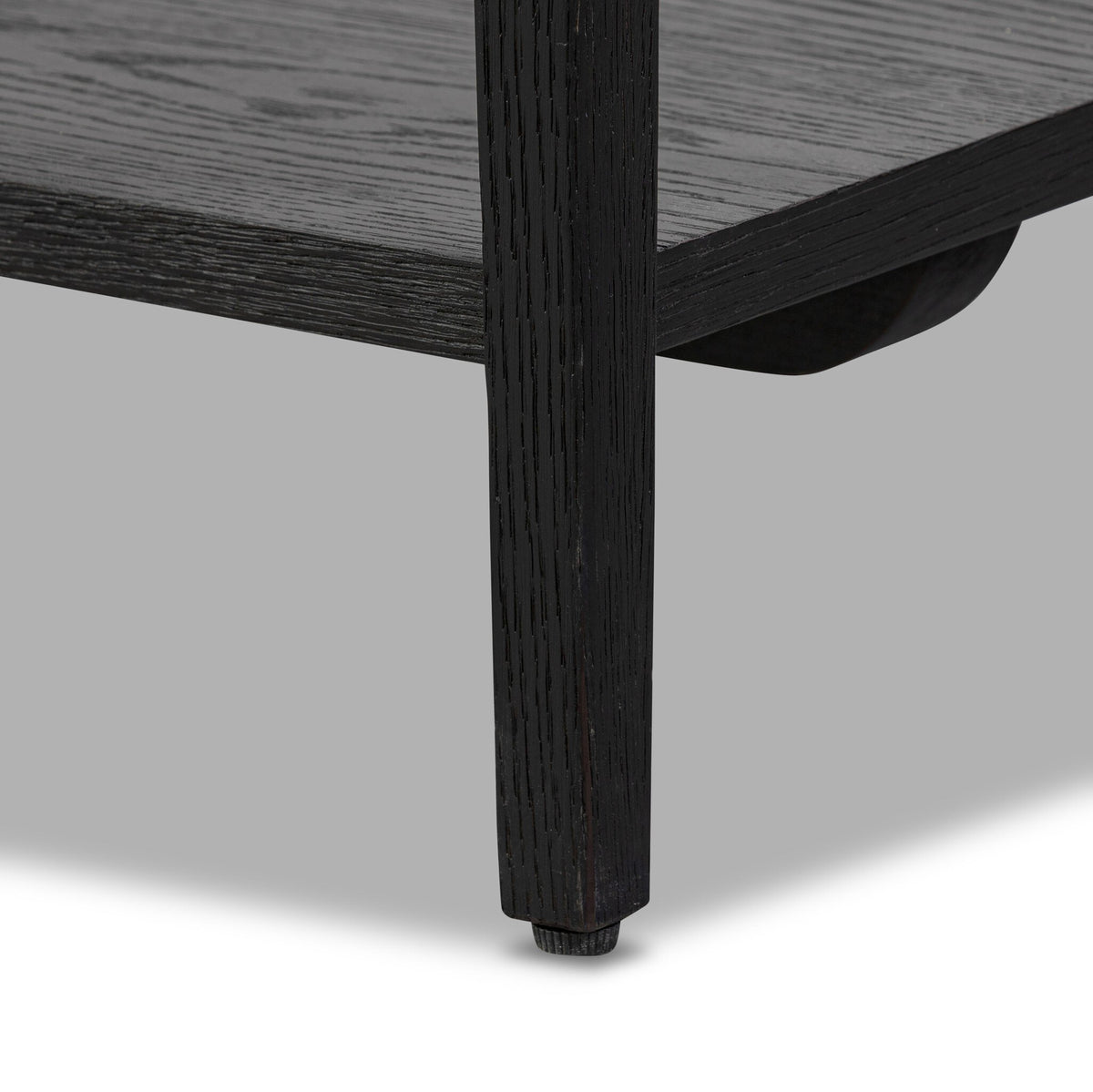 Rosenell Console Table - 78" - Black Oak Solid