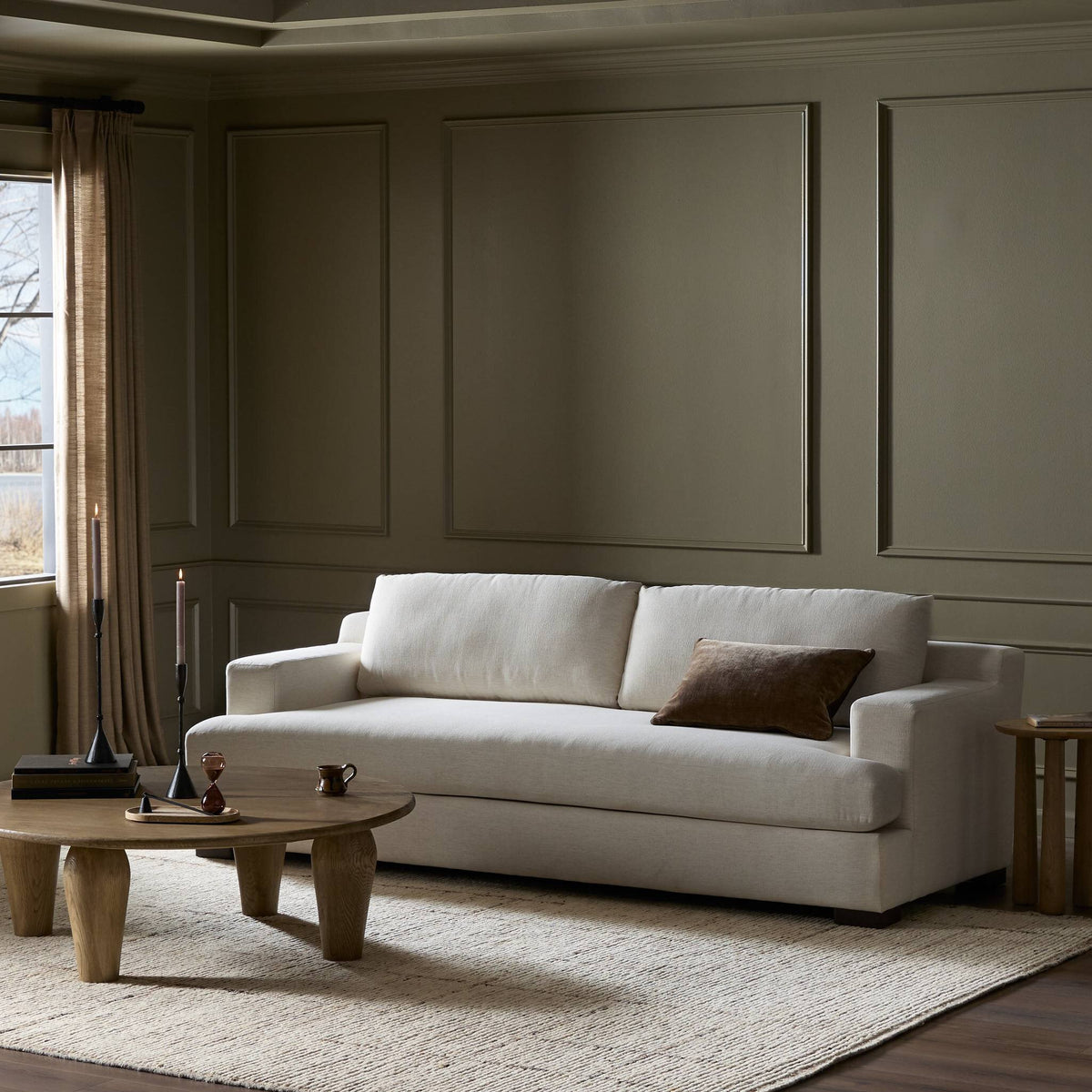 Crispin Sofa - Crypton Nomad Snow