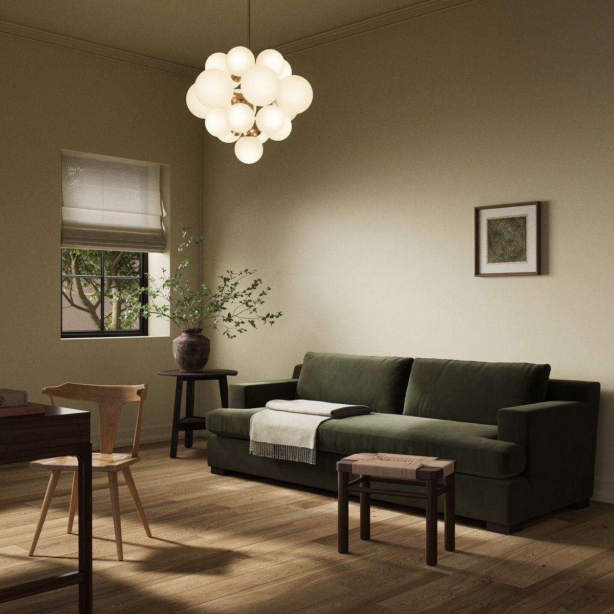 Crispin Sofa - Surrey Olive